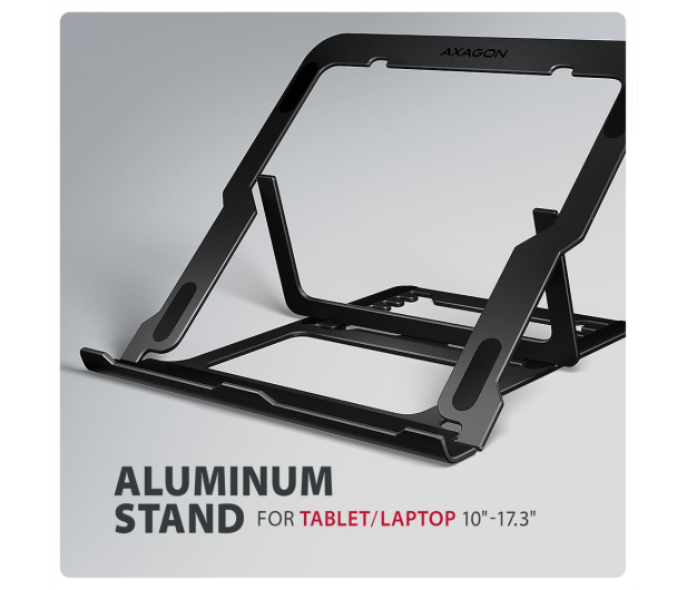 Axagon STND-LAB Podstawka do laptopów i tabletów 10-17,3' czarna - 1485479 - zdjęcie 6